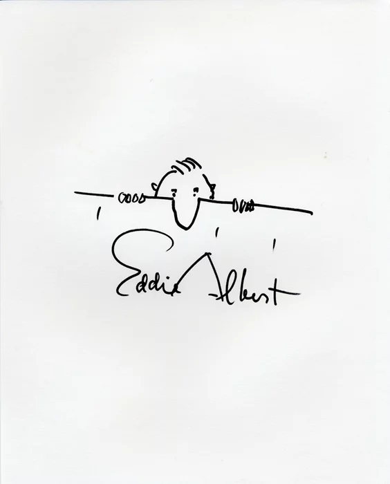 Eddie Albert autograph