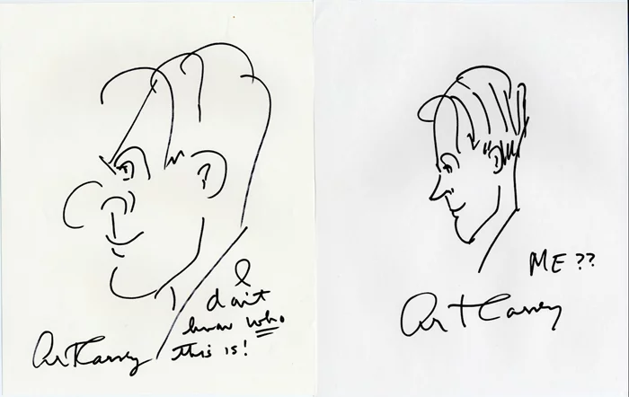 Art Carney autograph