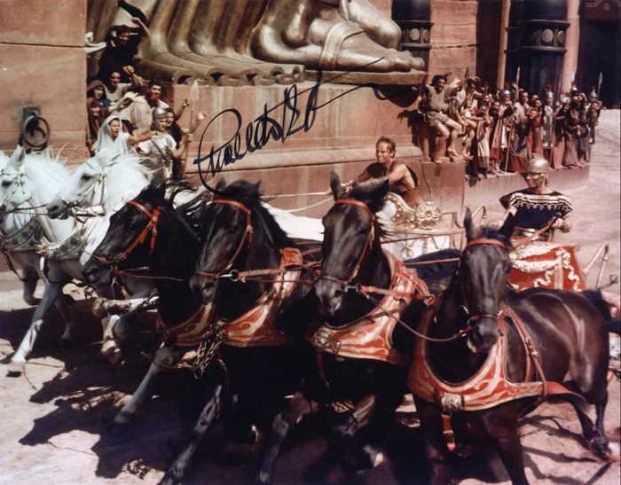 Charlton Heston autograph