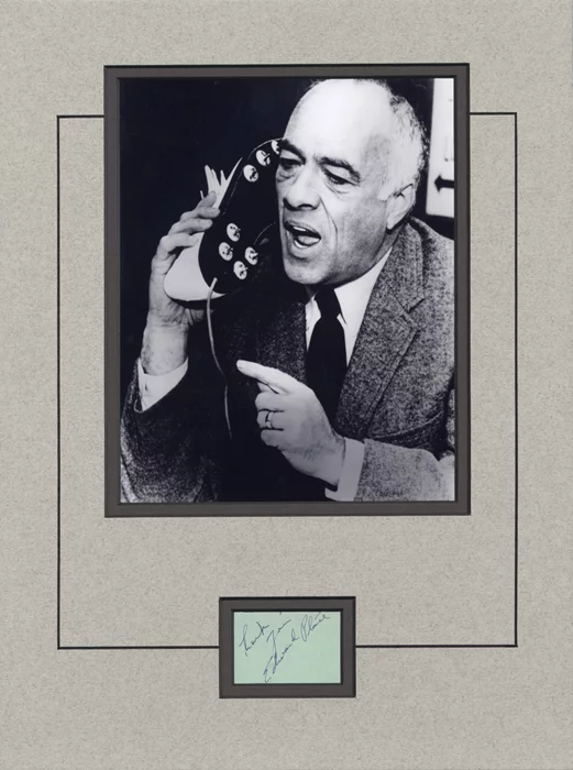 Edward Platt autograph