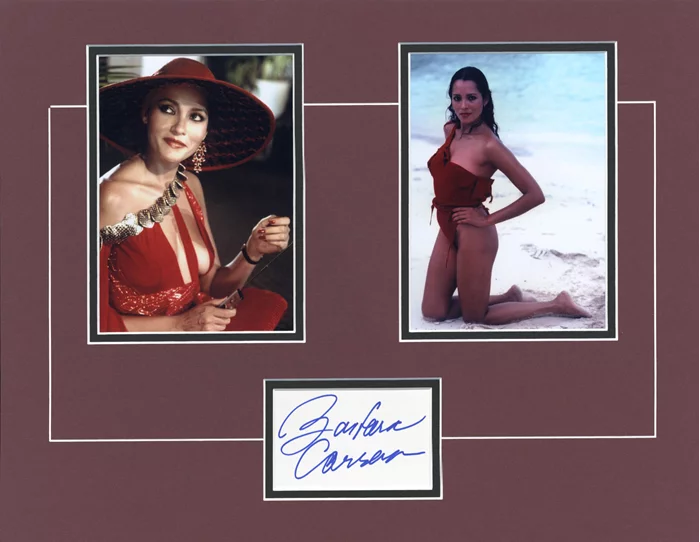 Barbara Carrera autograph