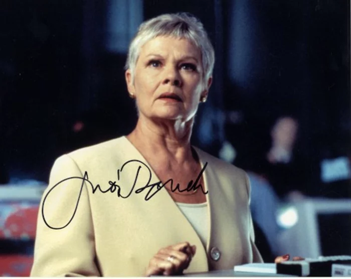 Judi Dench autograph