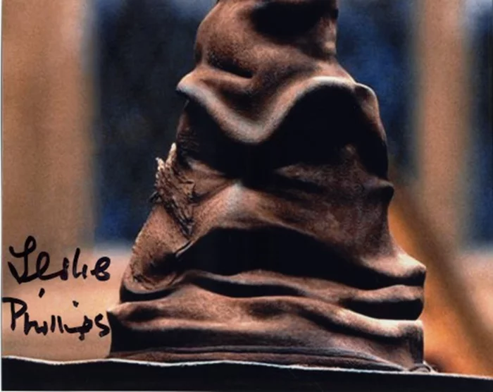 Leslie Phillips autograph
