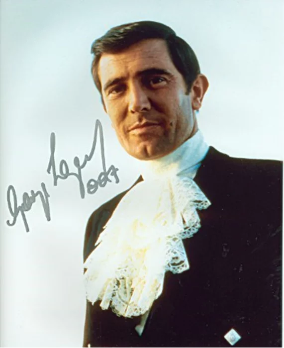 George Lazenby autograph