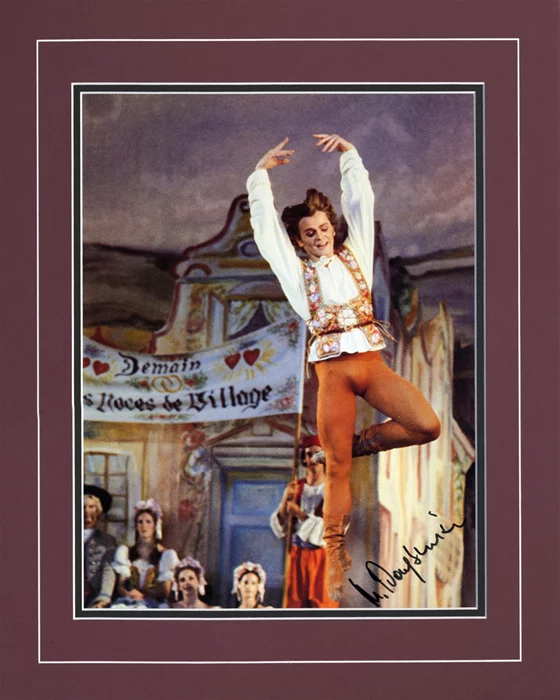Mikail Baryshnikov autograph