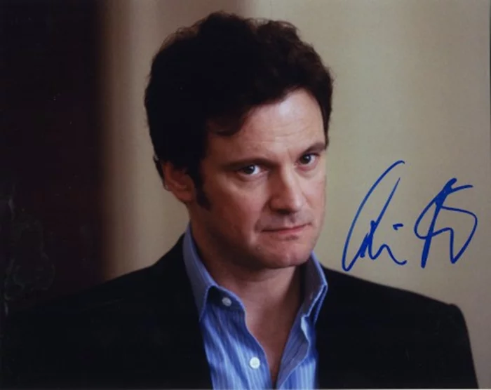 Colin Firth autograph