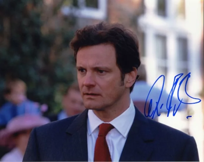 Colin Firth autograph