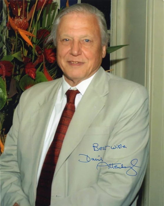 David Attenborough autograph