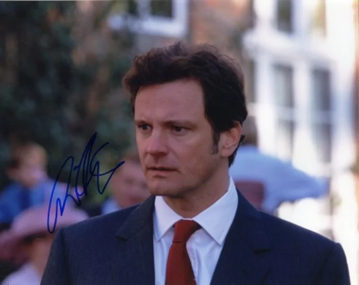 Colin Firth autograph