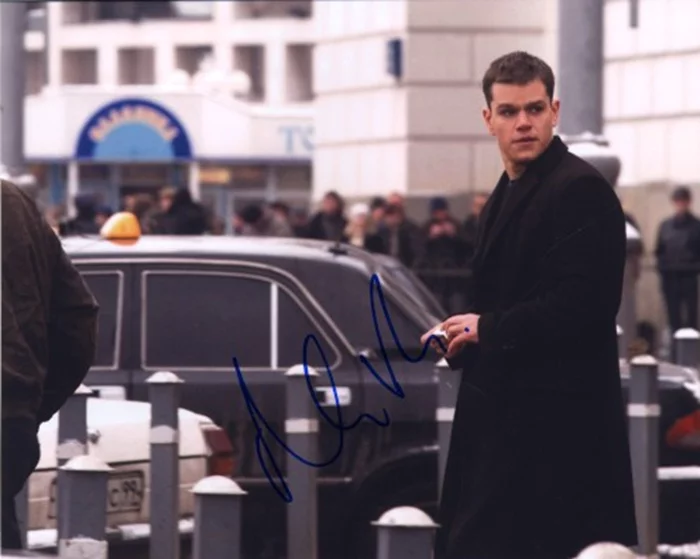 Matt Damon autograph