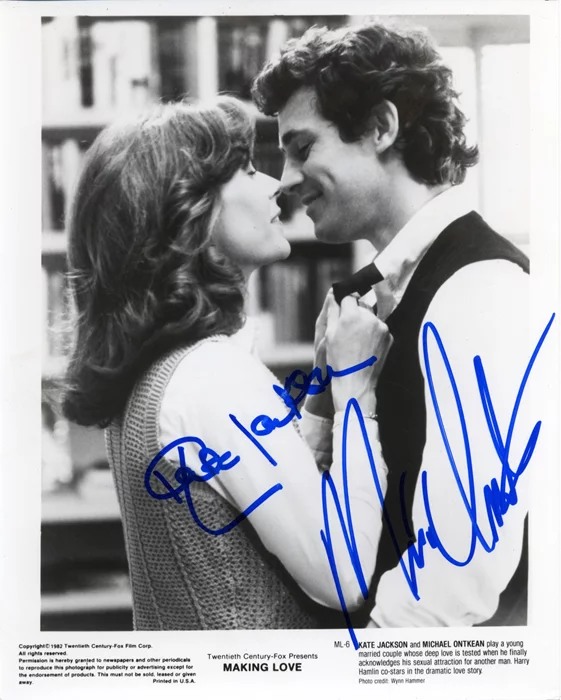 Kate Jackson & Michael Ontkean autograph