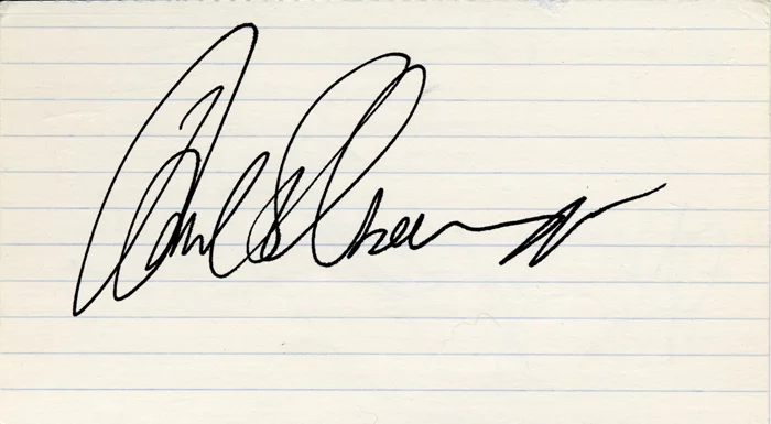 Arnold Schwarzenegger autograph