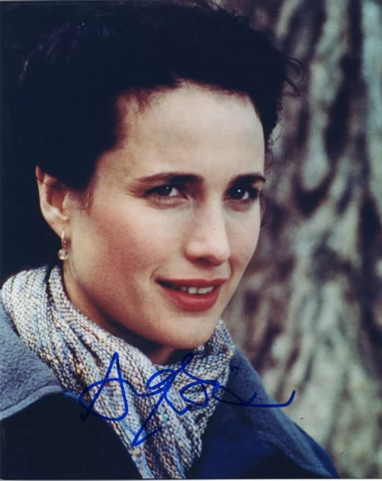 Andie MacDowell autograph