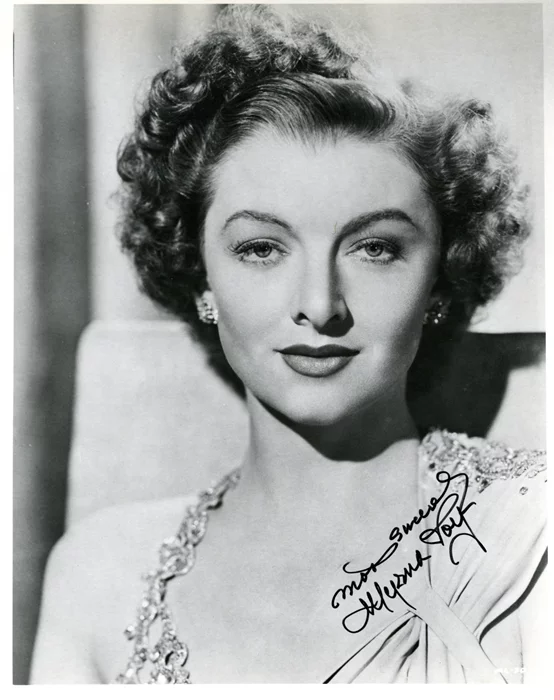 Myrna Loy autograph