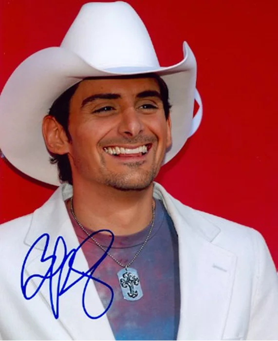 Brad Paisley autograph