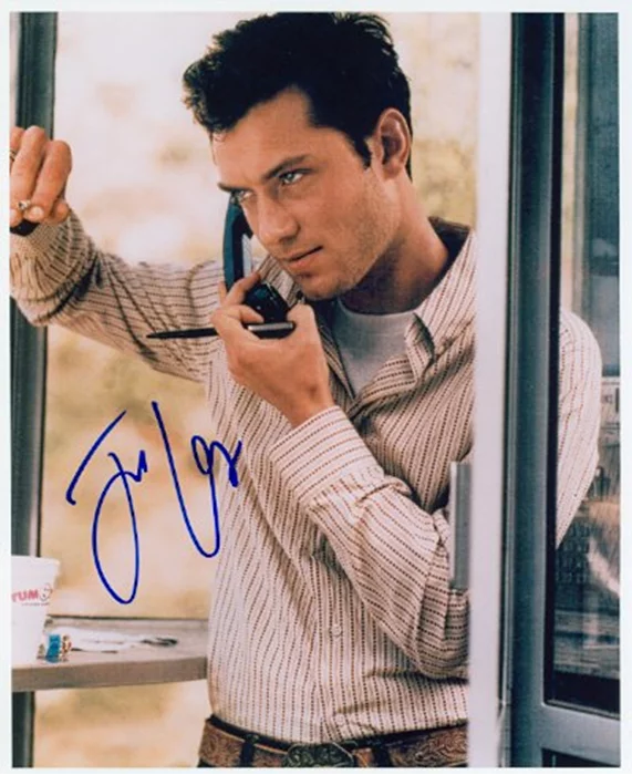 Jude Law autograph