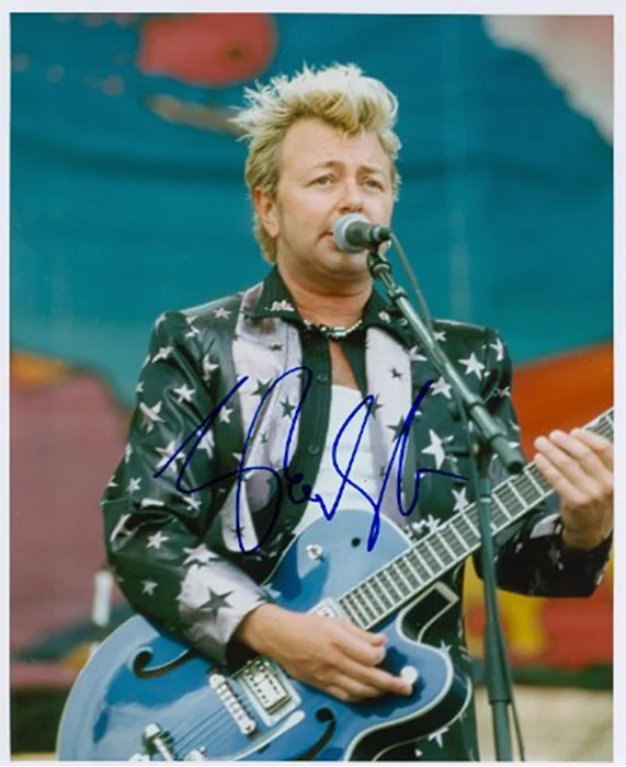 Brian Setzer autograph
