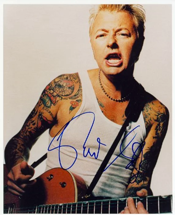 Brian Setzer autograph