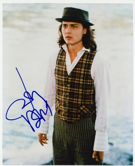 Johnny Depp autograph