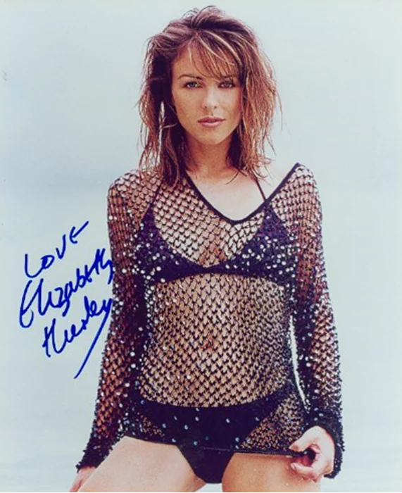 Elizabeth Hurley autograph