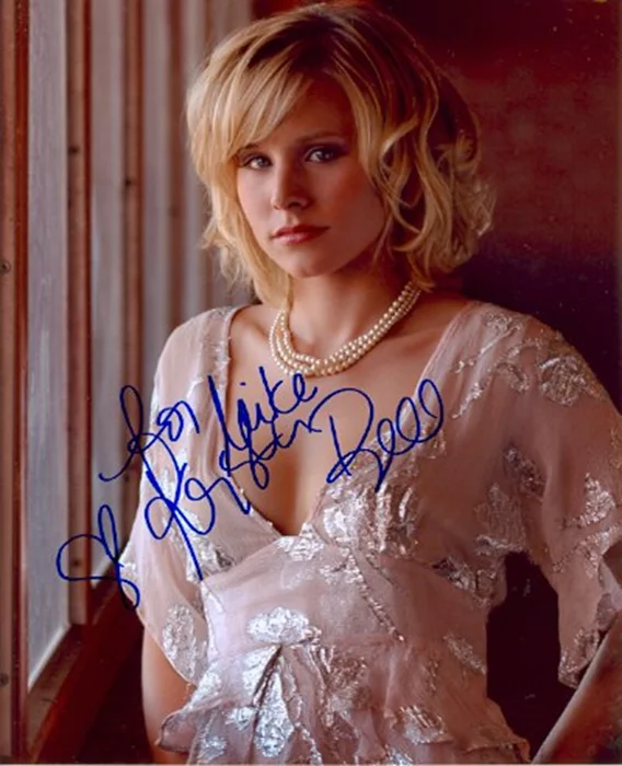 Kristen Bell autograph