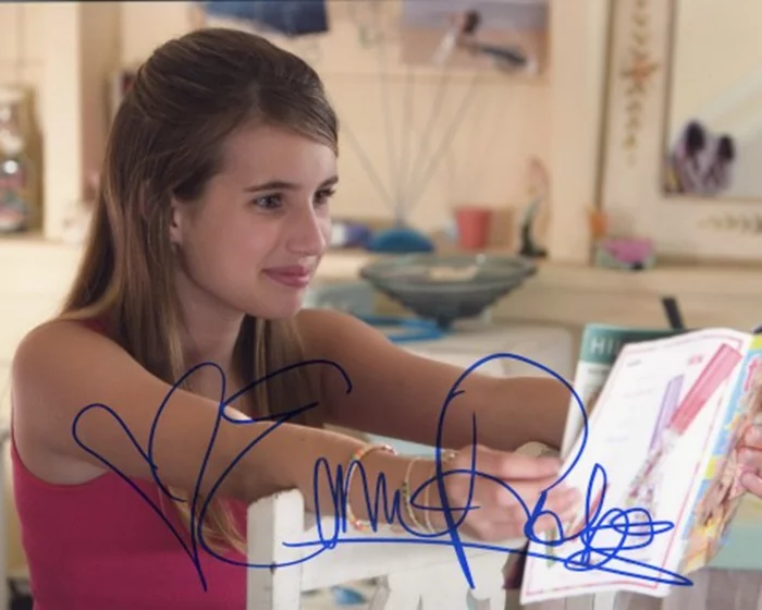 Emma Roberts autograph