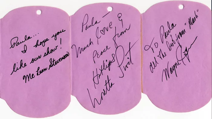 M*A*S*H autograph