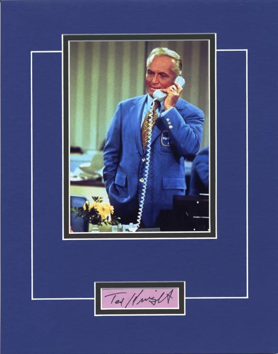 Ted Knight autograph