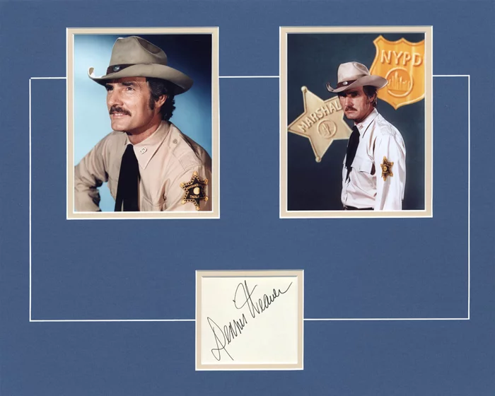 Dennis Weaver autograph