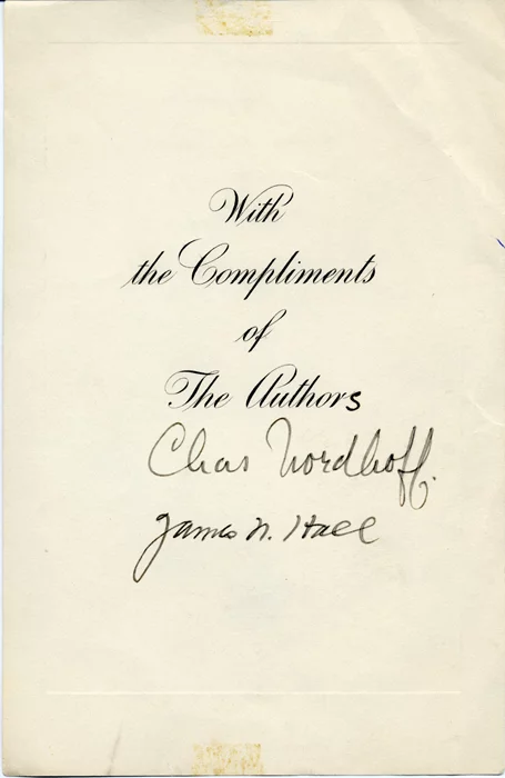 Mutiny On The Bounty autograph