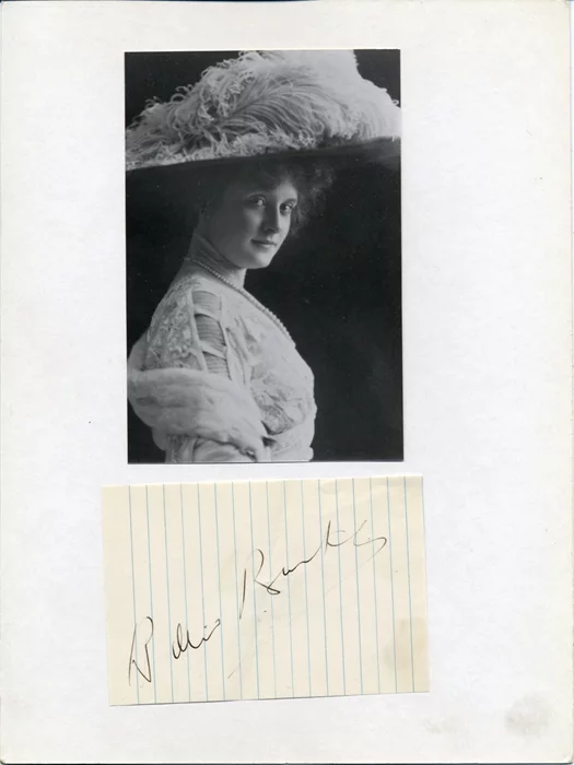 Billie Burke autograph