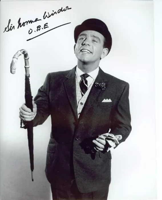 Sir Norman Wisdom autograph