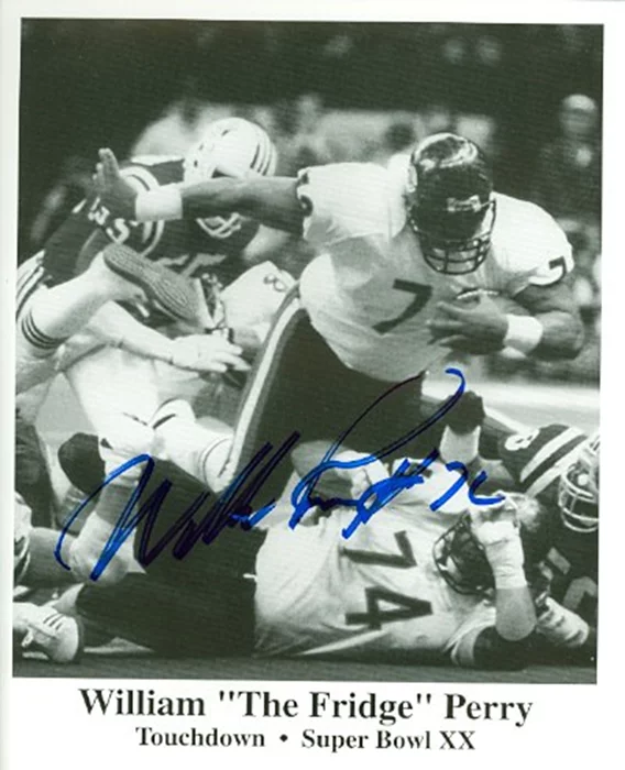 William 'The Fridge' Perry autograph