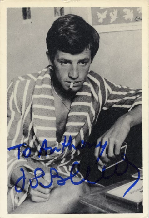 Jean-Paul Belmondo autograph