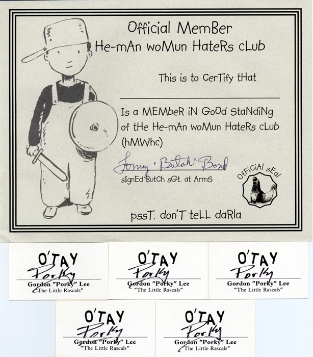The Little Rascals autograph