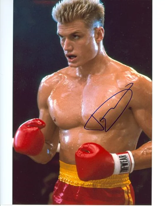 Dolph Lundgren autograph
