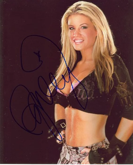 Ashley Massaro autograph