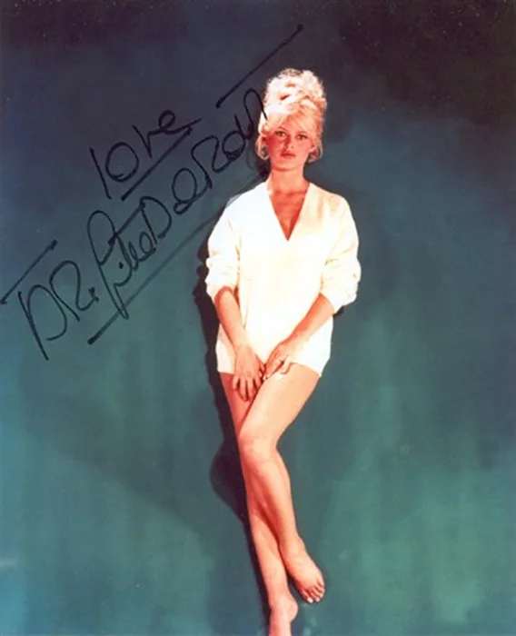 Brigitte Bardot autograph