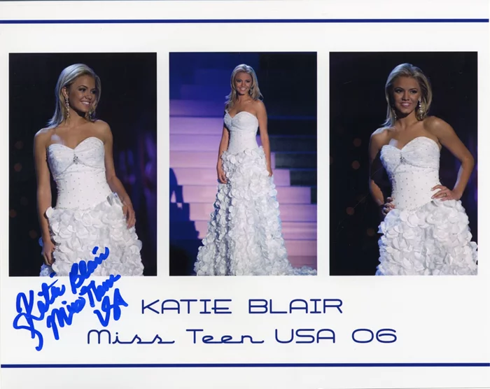 Katie Blair autograph