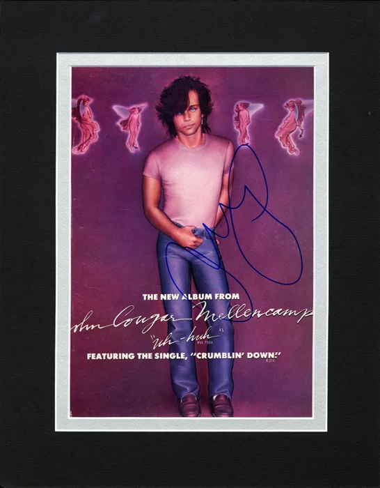 John Cougar Mellencamp autograph