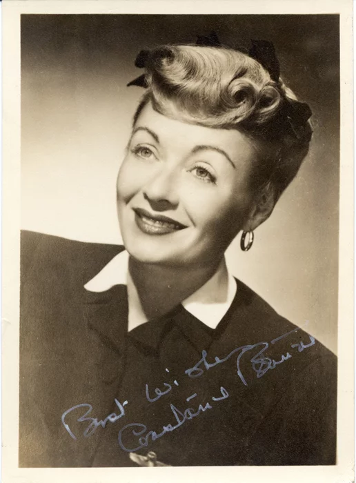 Constance Bennett autograph