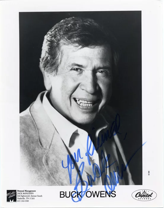 Buck Owens autograph