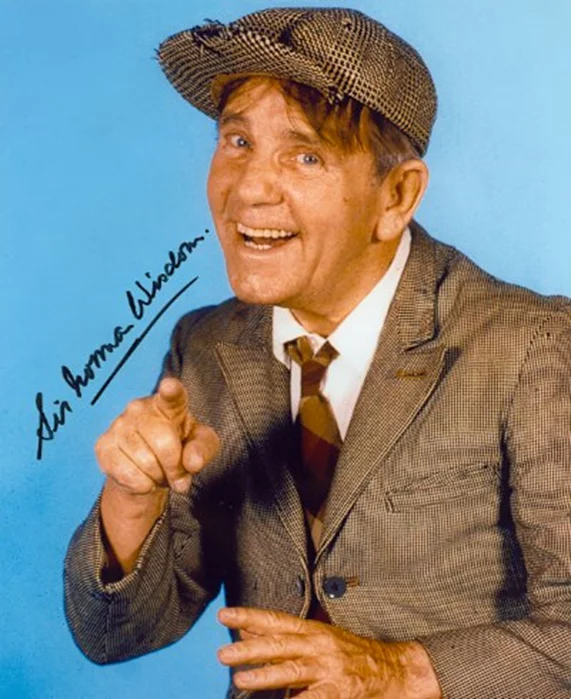 Sir Norman Wisdom autograph