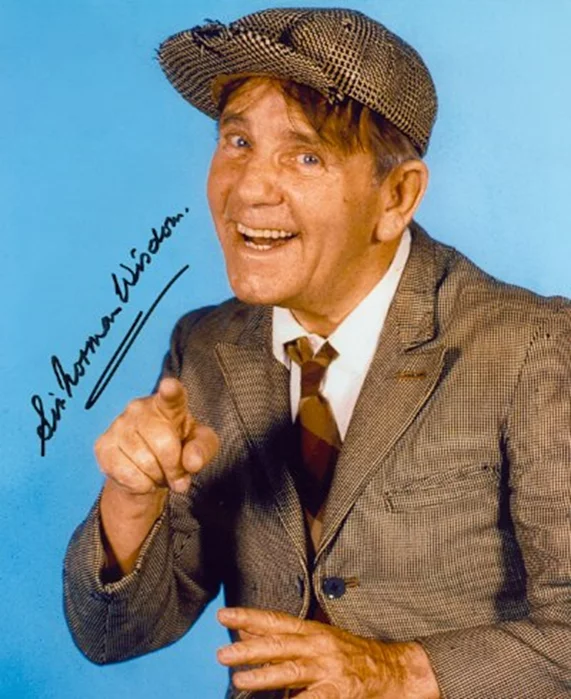Sir Norman Wisdom autograph
