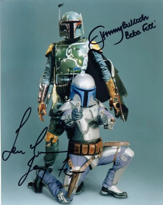 Boba Fett and Jango Fett autograph