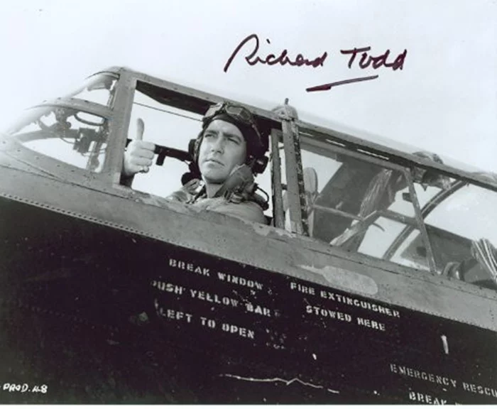 Richard Todd autograph