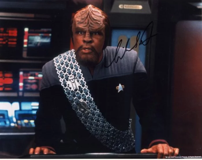 Michael Dorn autograph