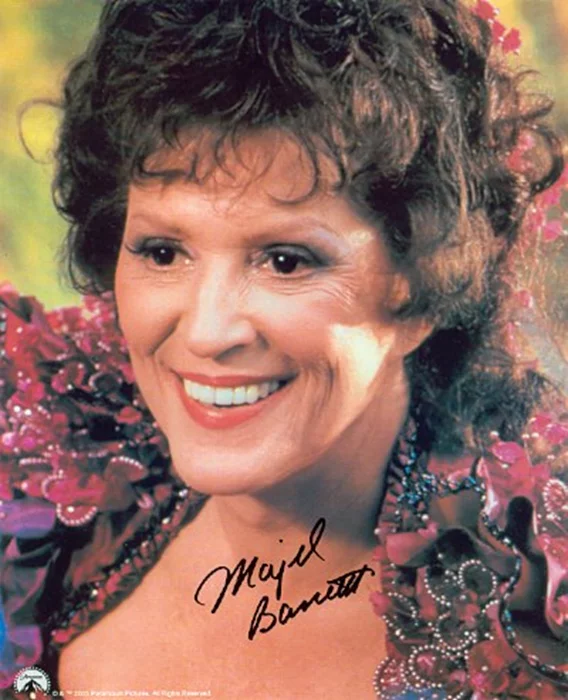 Majel Barrett autograph