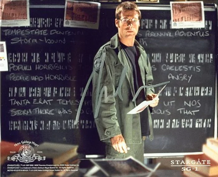 Michael Shanks autograph