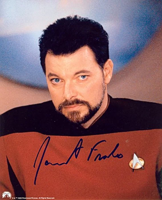 Jonathan Frakes autograph